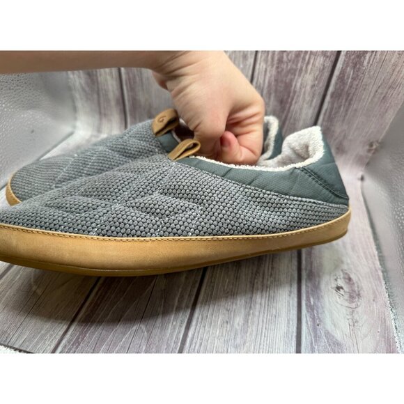 OluKai Lania Kilohana Slippers Womens 10 Gray Fabric Comfort Washable - Picture 4 of 12